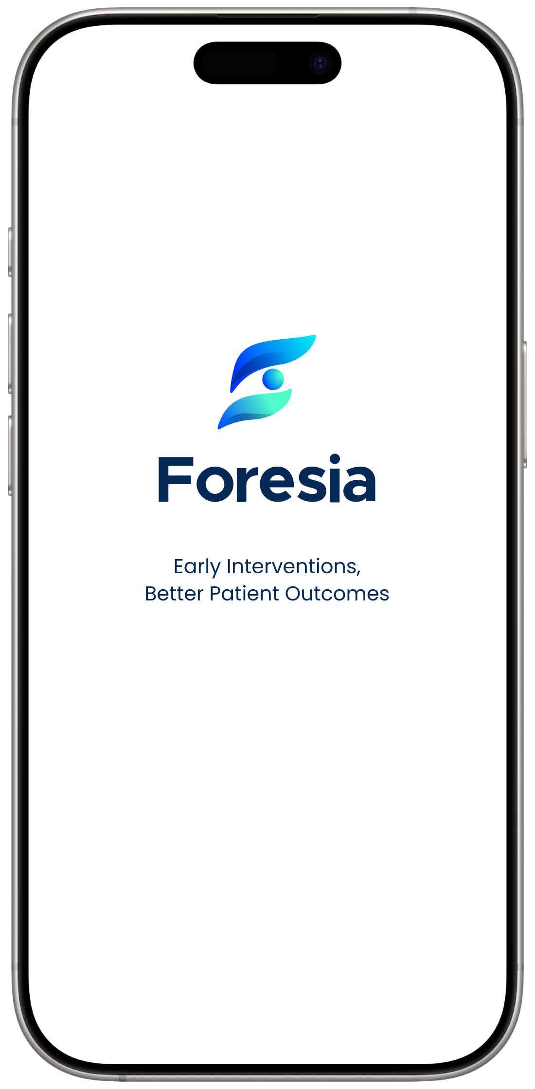 Foresia running on a smartphone